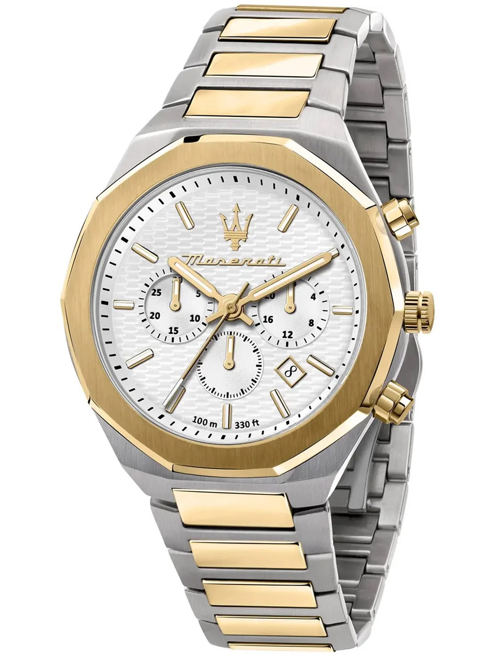 orologio uomo Maserati R8873642009 Stile Chronograph Mens Watch 45mm 10ATM