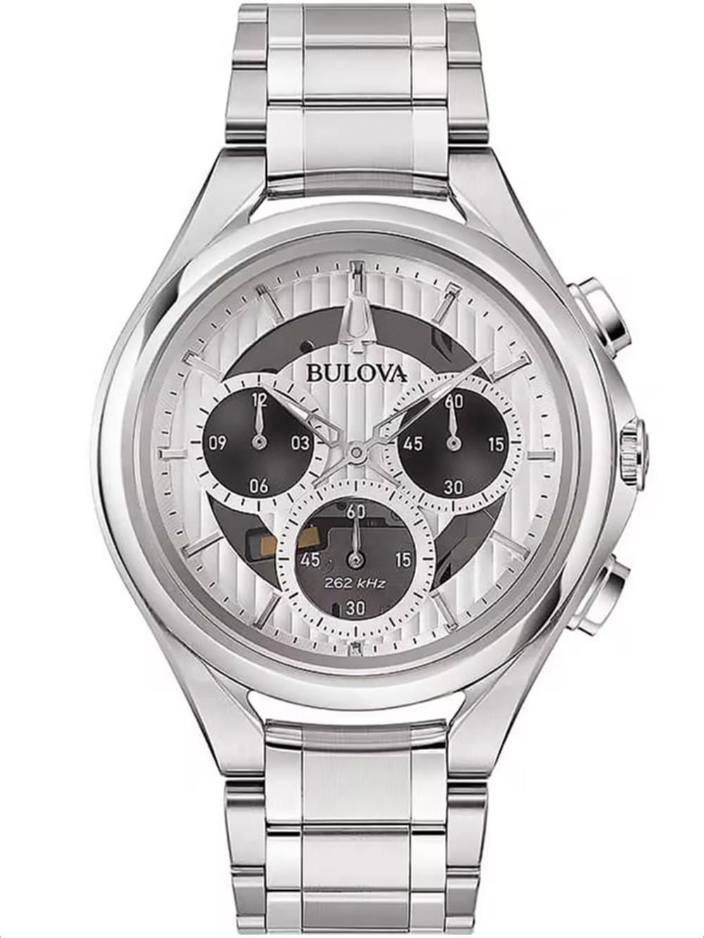 orologio uomo Bulova 96A301 Mens Watch Chronograph 45mm 3ATM
