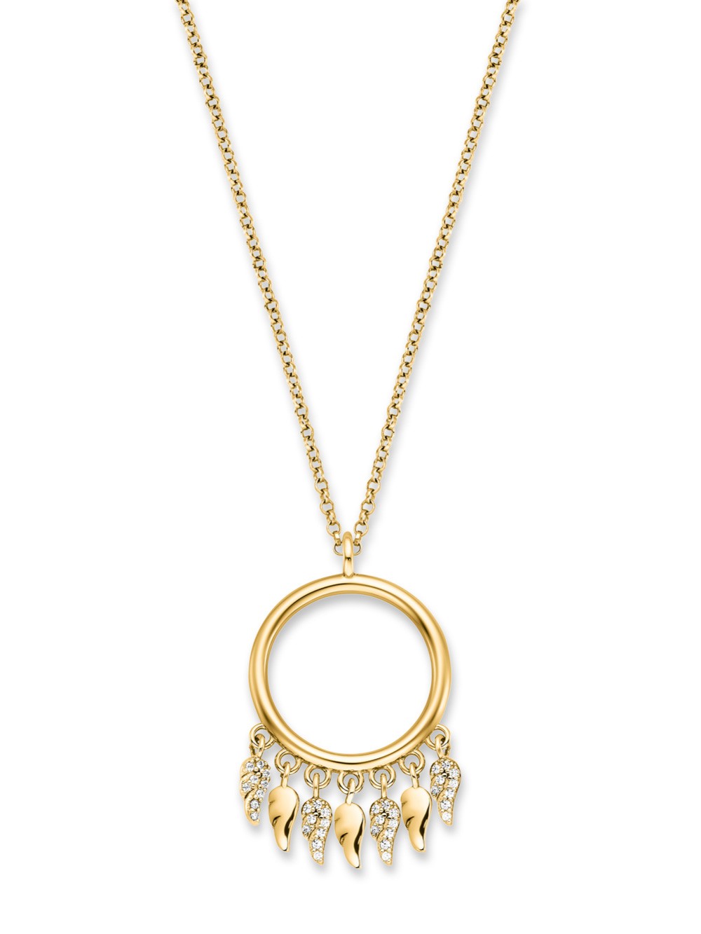 collana donna Engelsrufer ERN-FLYWING-ZI-G Ladies Necklace 42cm, adjustable