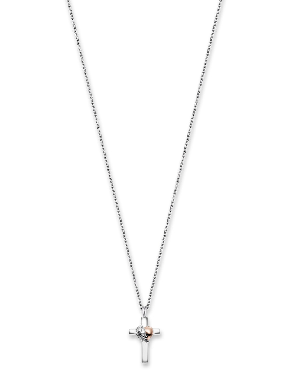 collana donna Engelsrufer ERN-CROSSHEART-BIR Cross Ladies Necklace 40mm, adjustable