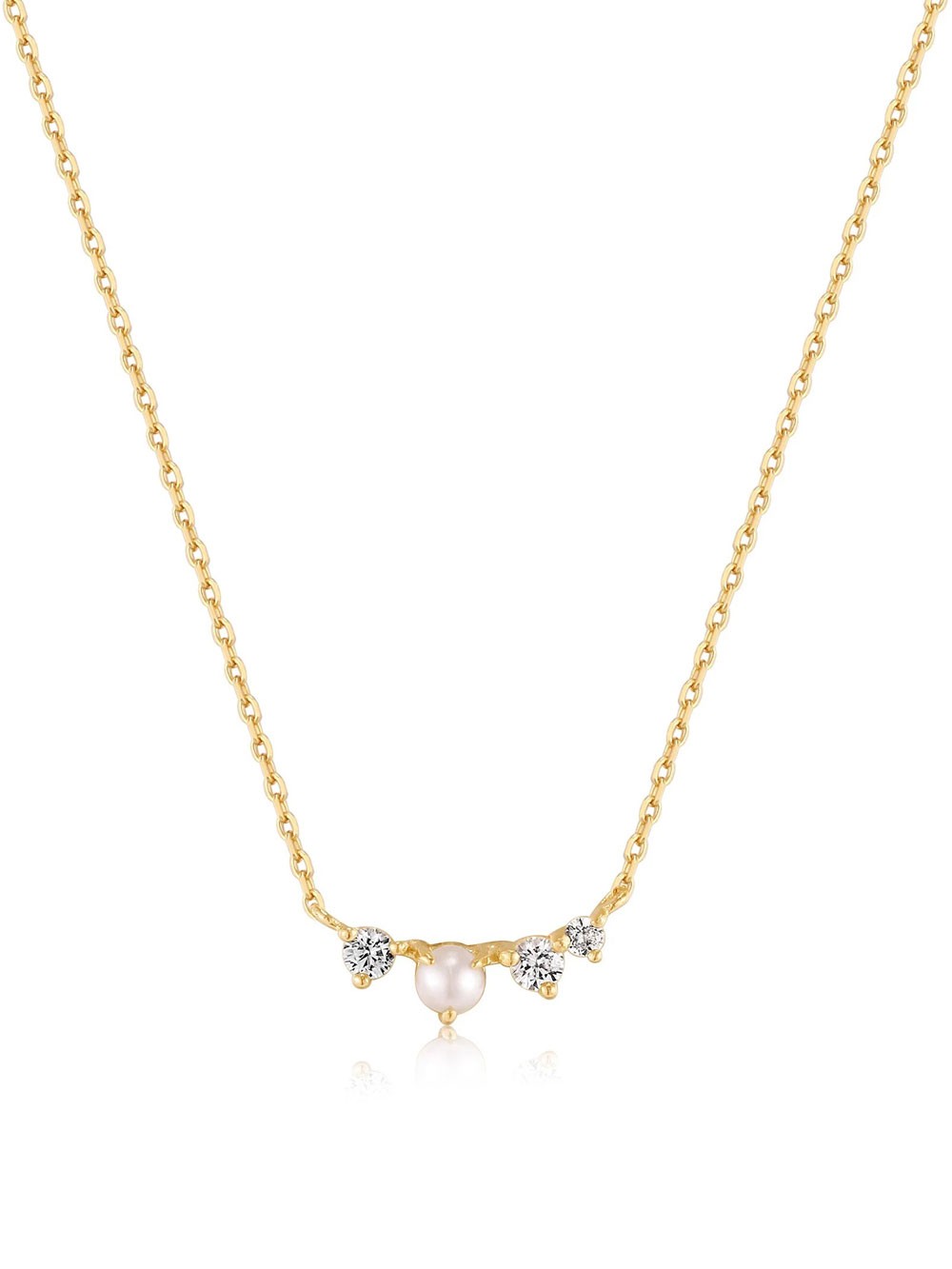 collana donna ANIA HAIE NAU003-02YG Radiance Ladies Necklace Gold 14K, adjustable