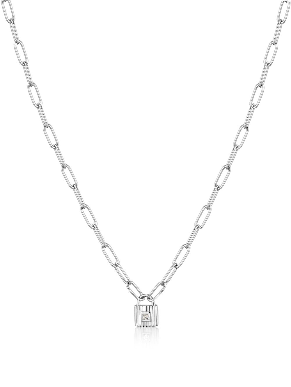 collana donna ANIA HAIE N032-01H Underlock & Key Ladies Necklace, adjustable