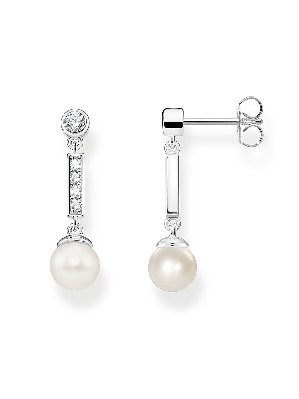 orecchini donna Thomas Sabo Earrings Pearl H2092-167-14