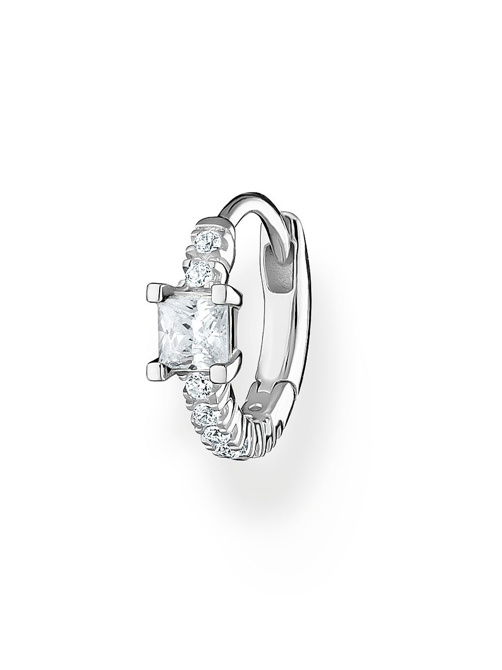 orecchini donna Thomas Sabo Single Creole Stone CR691-051-14