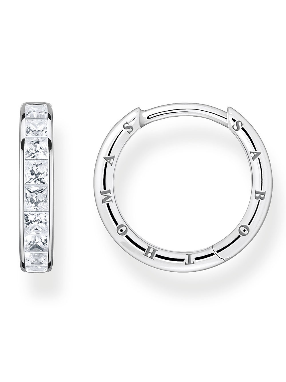 orecchini donna Thomas Sabo Creoles Stone Pave CR668-051-14