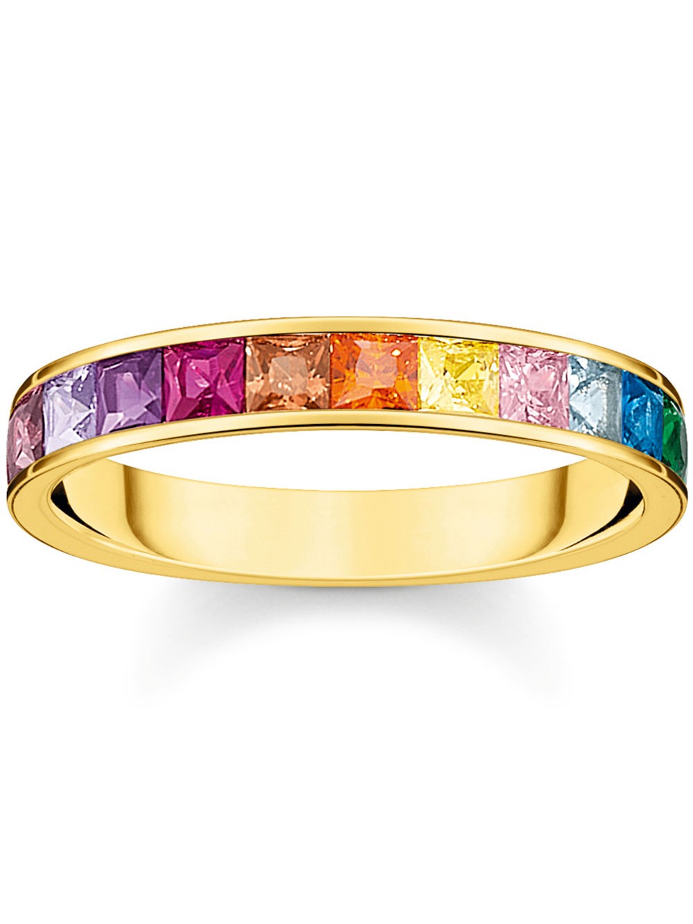 anello donna Thomas Sabo Ladies Ring TR2403-996-7-56 Stone Rainbow size 56