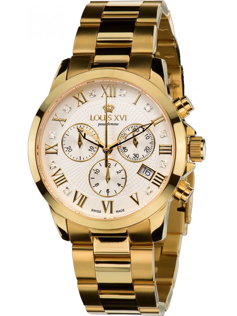 orologio donna Louis XVI LXVI515 Athos Ladies Watch Chronograph Ladies Watch 38mm 5ATM
