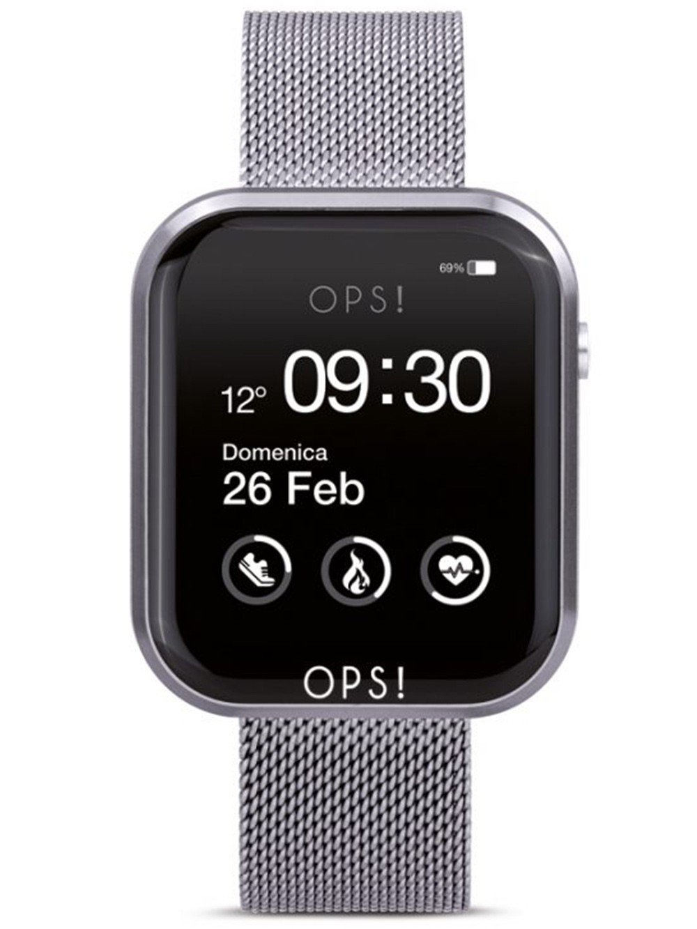 Orologio unisex OPS!SMART OPSSW-15 Call Unisex Smartwatch 38mm