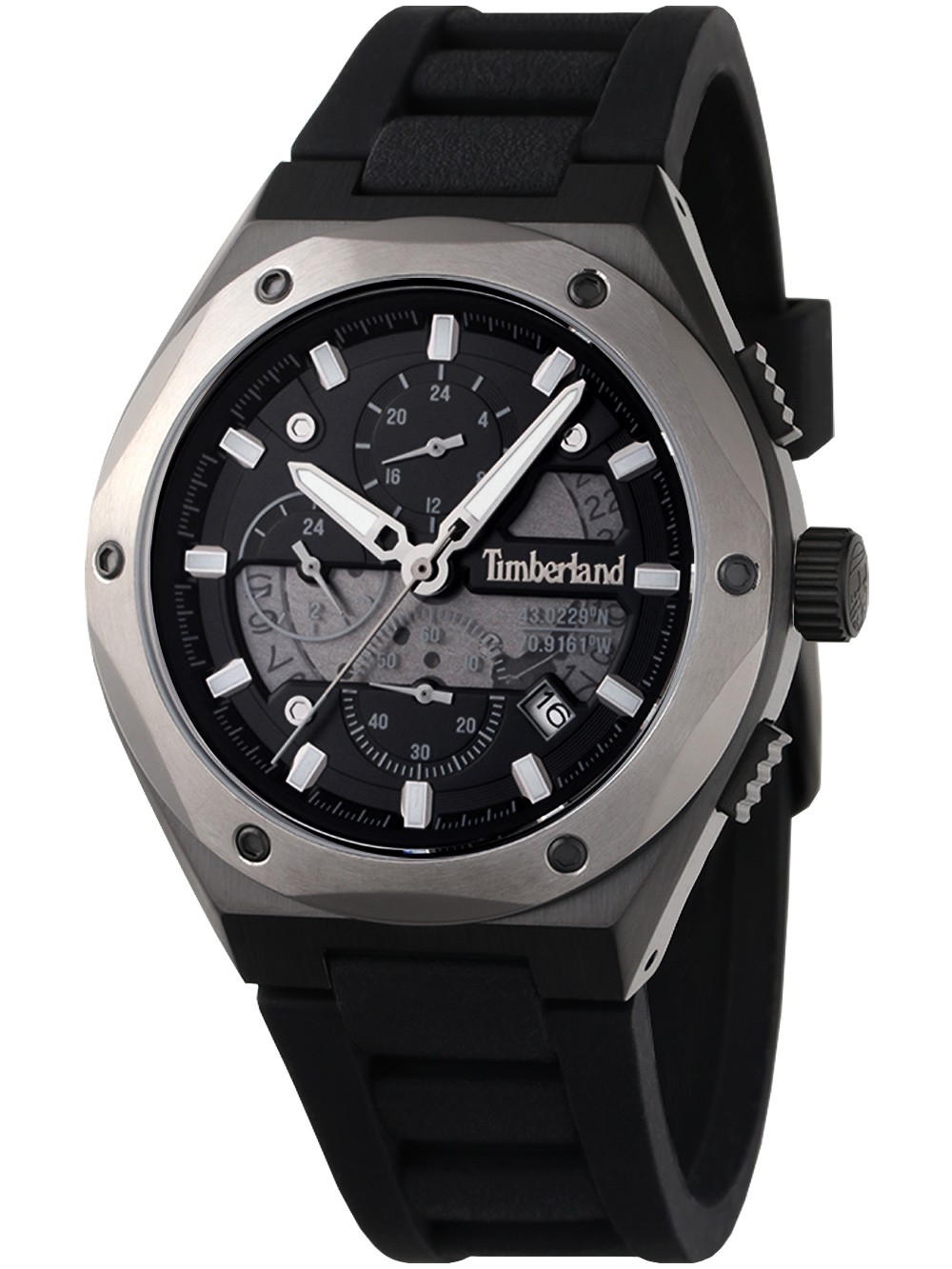 orologio uomo Timberland TDWGQ2231203 Abbotville Mens Watch 45mm 5ATM