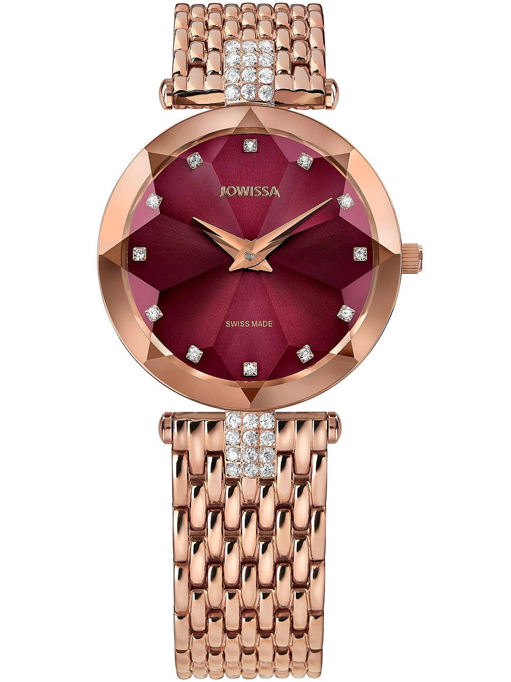 orologio donna Jowissa J5.772.M Facet Strass Ladies Watch 30mm 5ATM