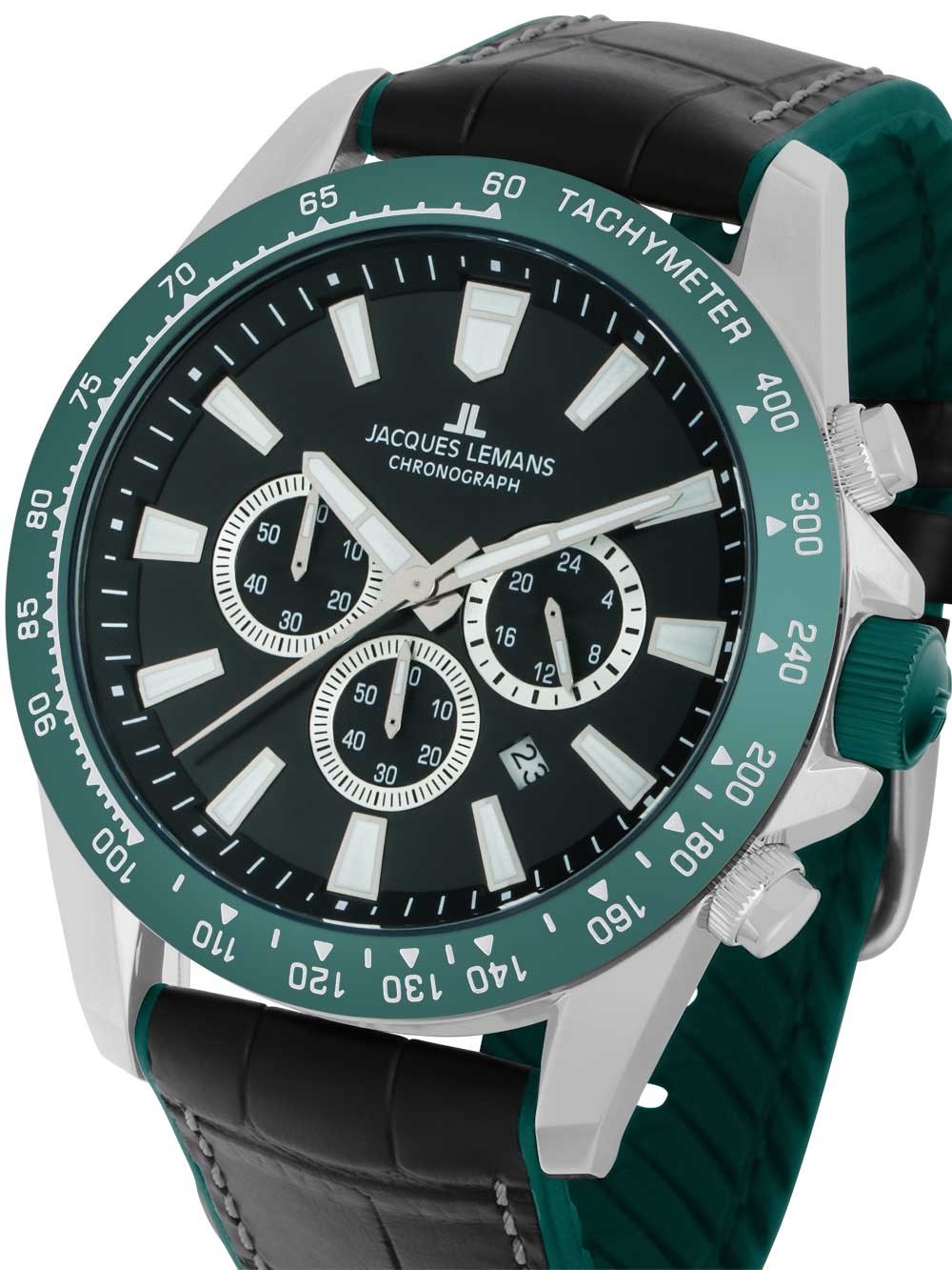 orologio uomo Jacques Lemans 1-2140C Liverpool Chronograph Mens Watch 48mm 10ATM
