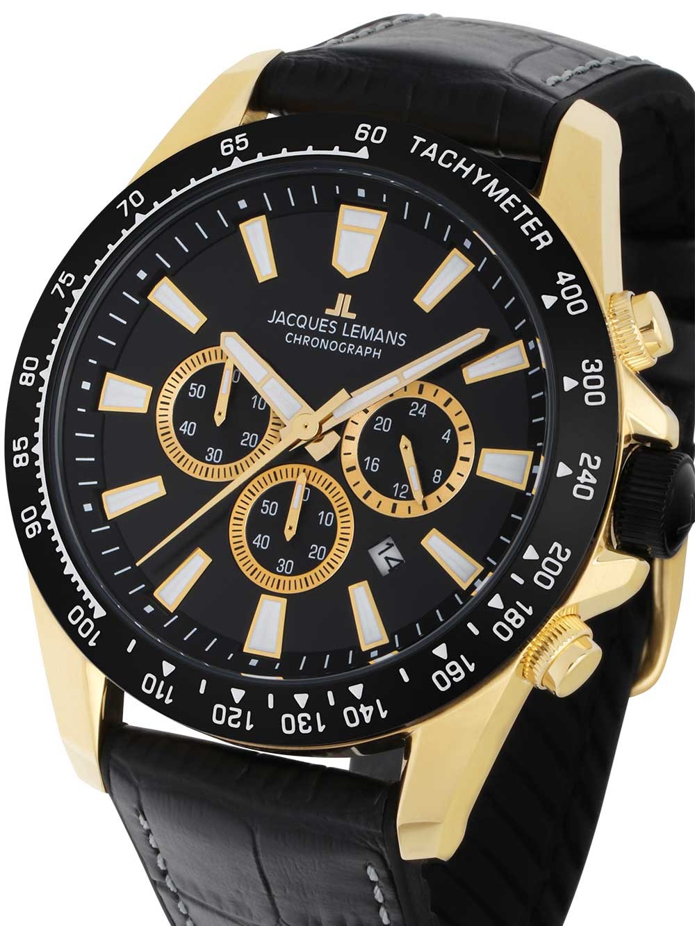 orologio uomo Jacques Lemans 1-2140D Liverpool Chronograph Mens Watch 48mm 10ATM