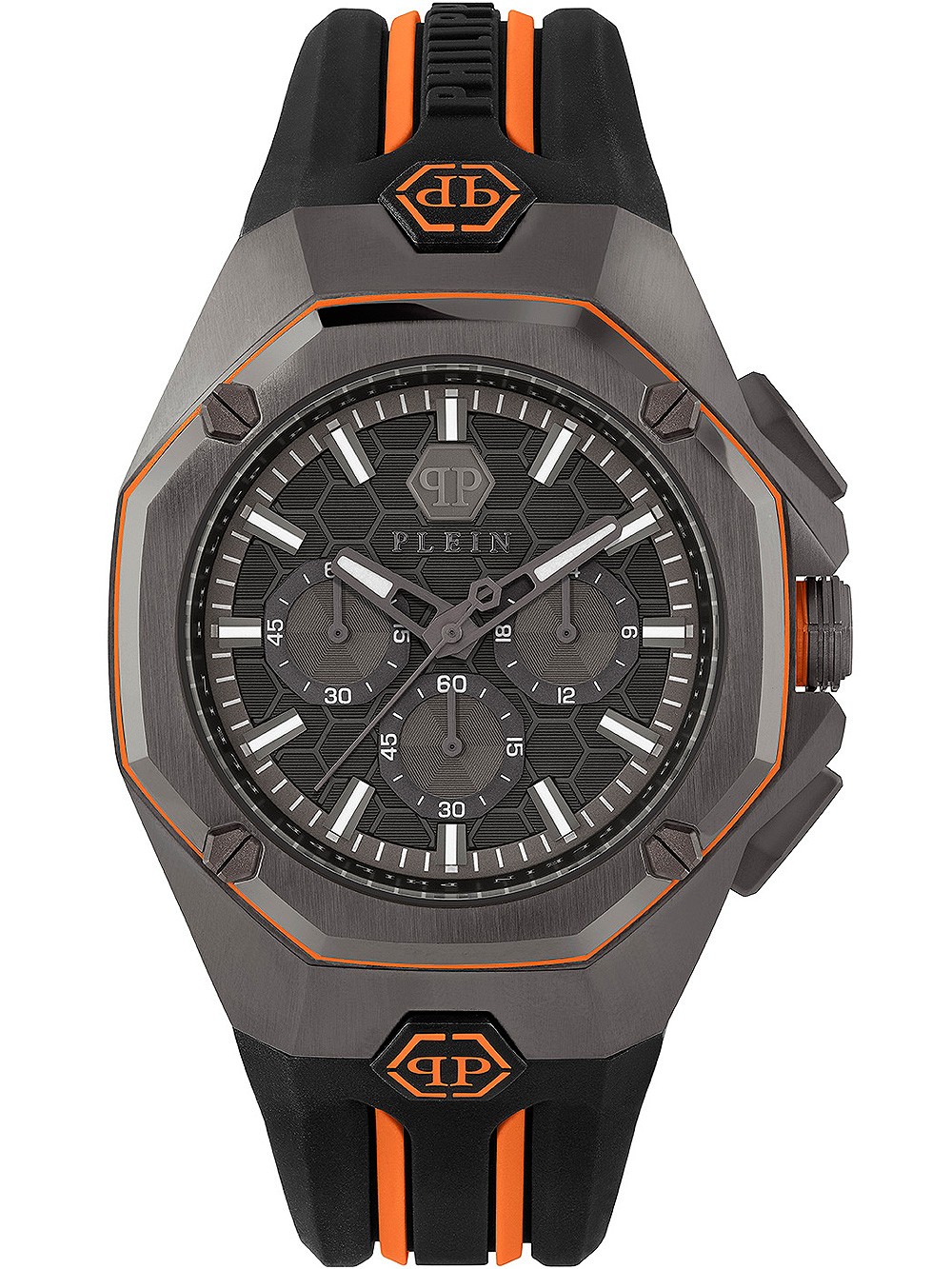 orologio uomo Philipp Plein PWTBA0523 Hyper $port Chronograph Mens Watch 45mm 5ATM