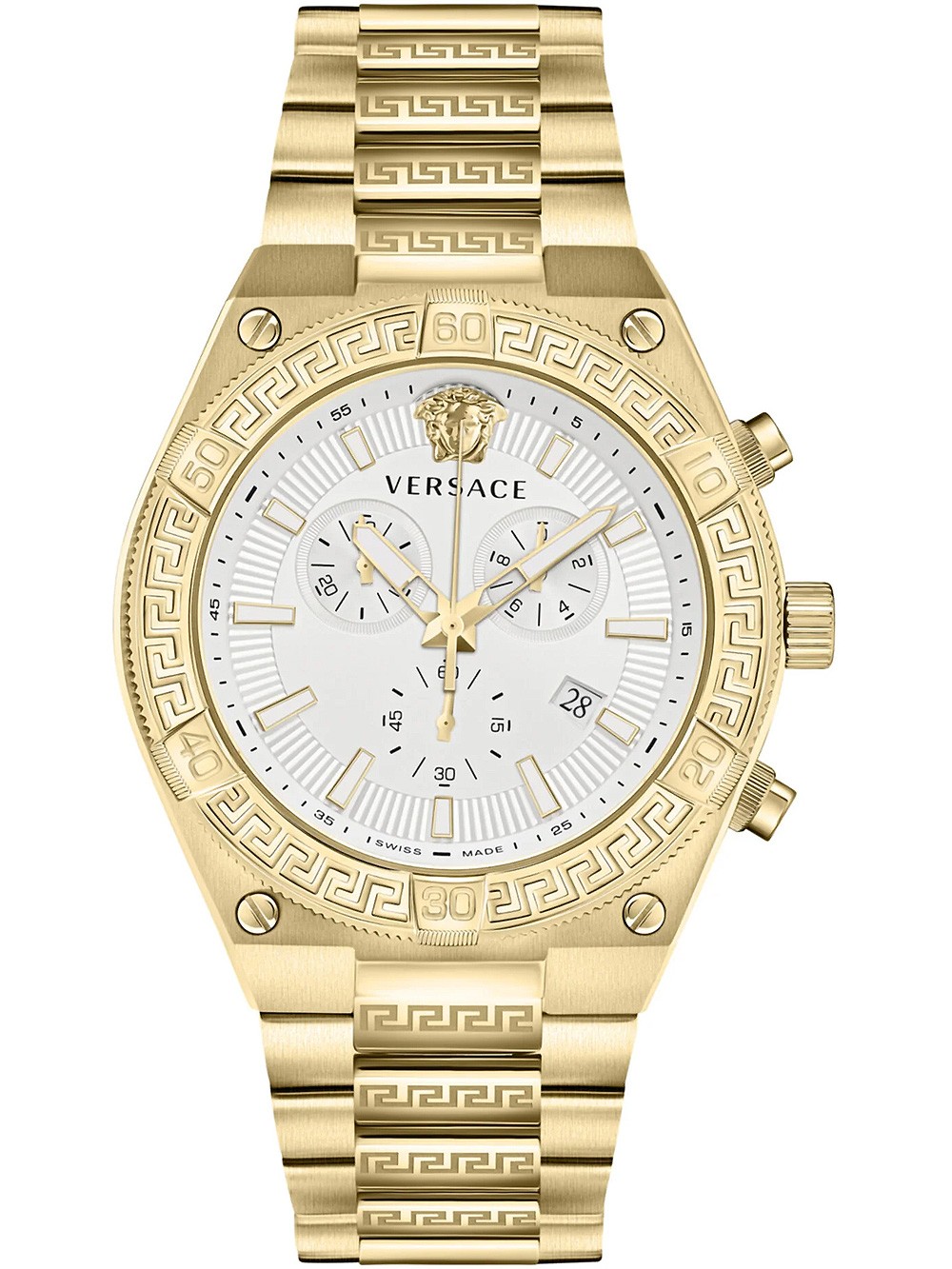orologio uomo Versace VESO00822 Greca Sporty Chronograph Mens Watch 46mm 5ATM