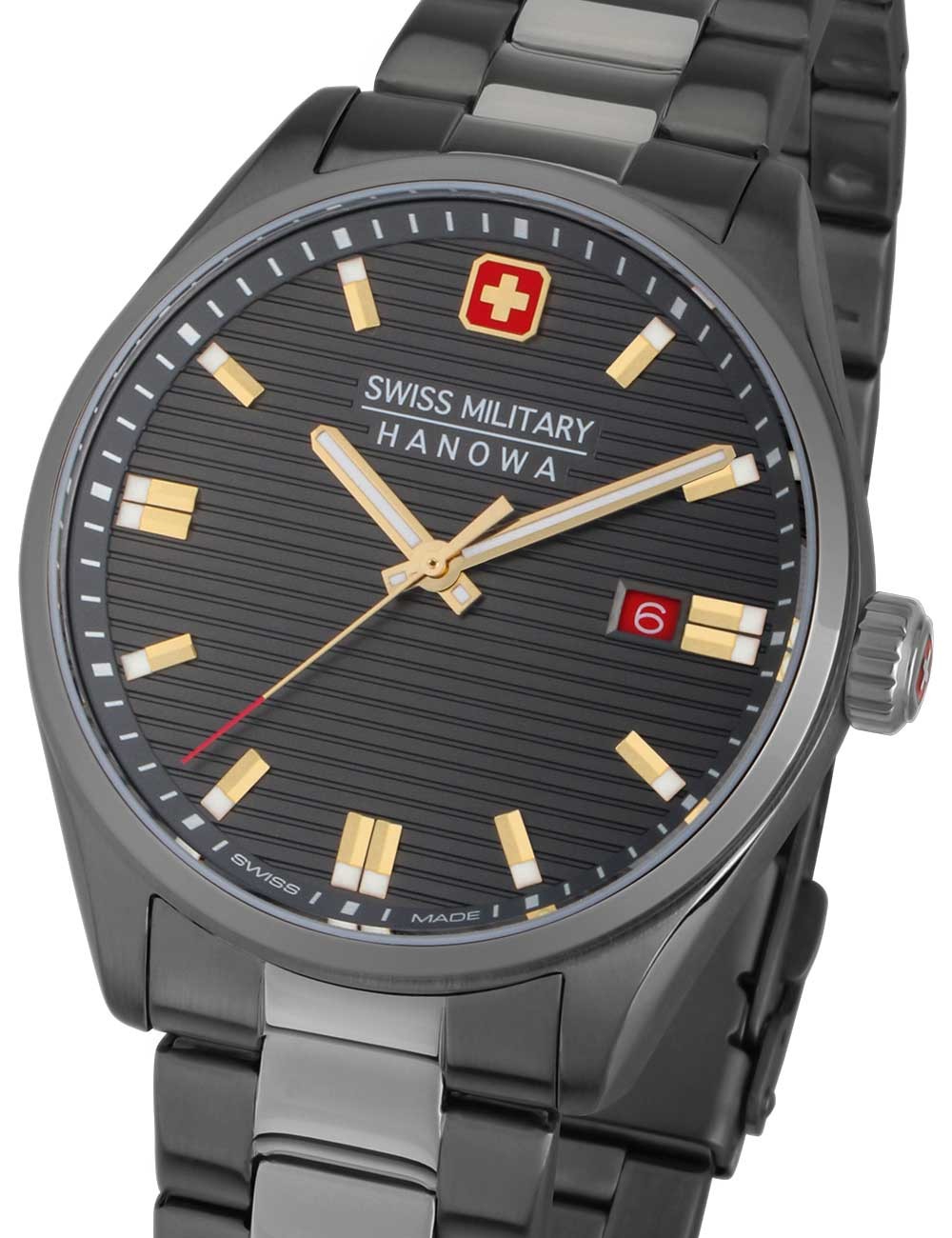 orologio uomo Swiss Military Hanowa SMWGH2200141 Roadrunner Mens Watch 40mm 10ATM