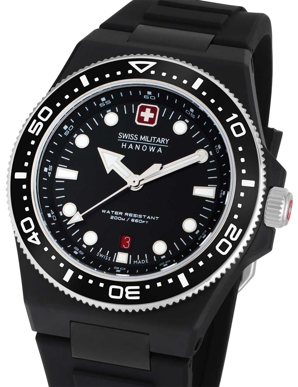orologio uomo Swiss Military Hanowa SMWGN0001180 Ocean Pioneer Mens Watch 45mm 20ATM