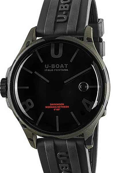 orologio uomo U-Boat 9552 Darkmoon Grey Camouflage Mens Watch 40mm 5ATM