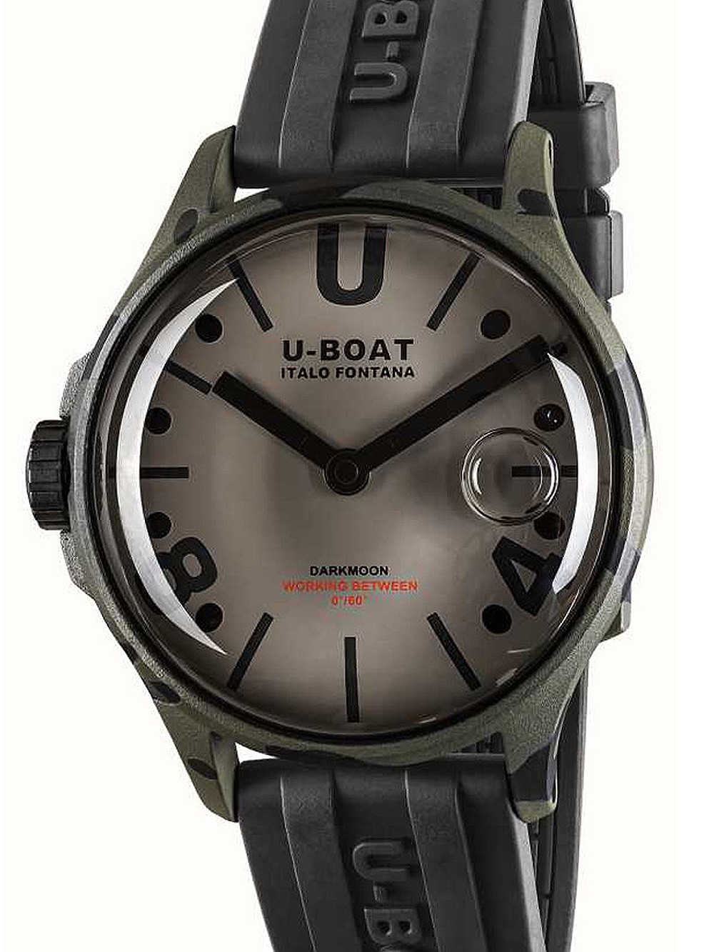 orologio uomo U-Boat 9551 Darkmoon Grey Camouflage Mens Watch 40mm 5ATM