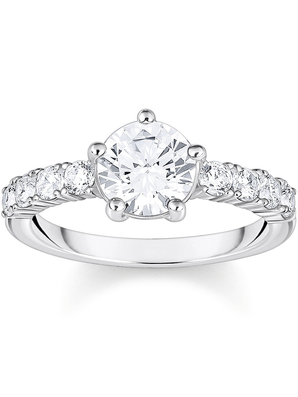 anello donna Thomas Sabo solitaire ring TR2440-051-14-56 Gr. 56