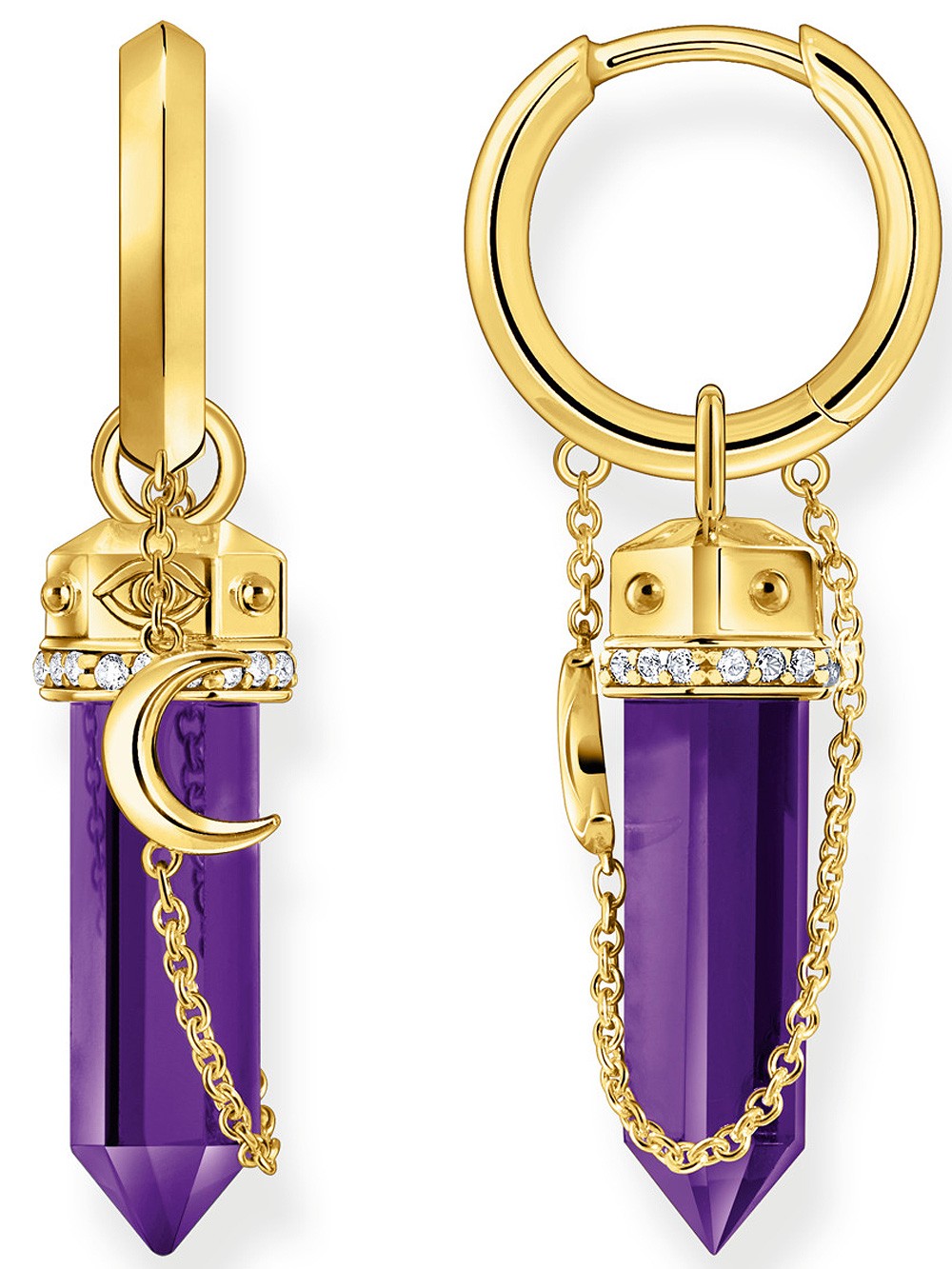 orecchini donna Thomas Sabo Creole with imitation amethyst CR722-414-13