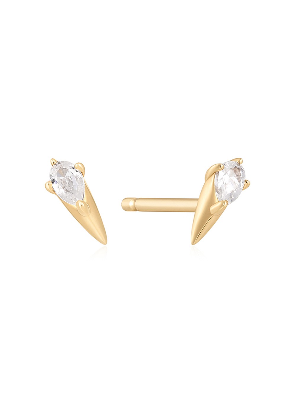 orecchini donna ANIA HAIE Earring Afterglow Gold 14K with white sapphire EAU007-03YG