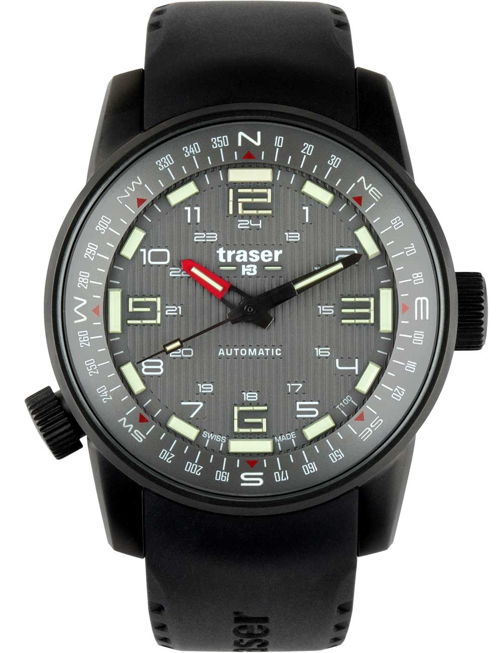orologio uomo Traser H3 110594 P68 Pathfinder T100 Automatic Mens Watch 46mm 10ATM