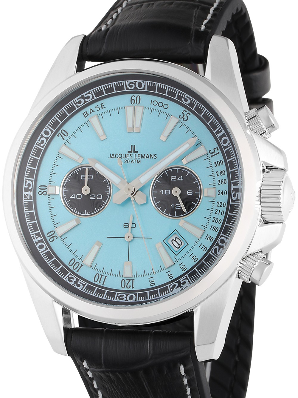 orologio uomo Jacques Lemans 1-2117R Liverpool Mens Chronograph 44mm 20ATM