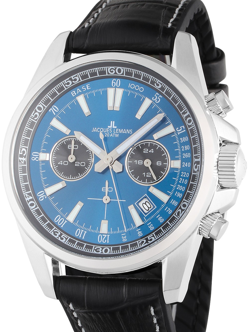 orologio uomo Jacques Lemans 1-2117S Liverpool Mens Chronograph 44mm 20ATM