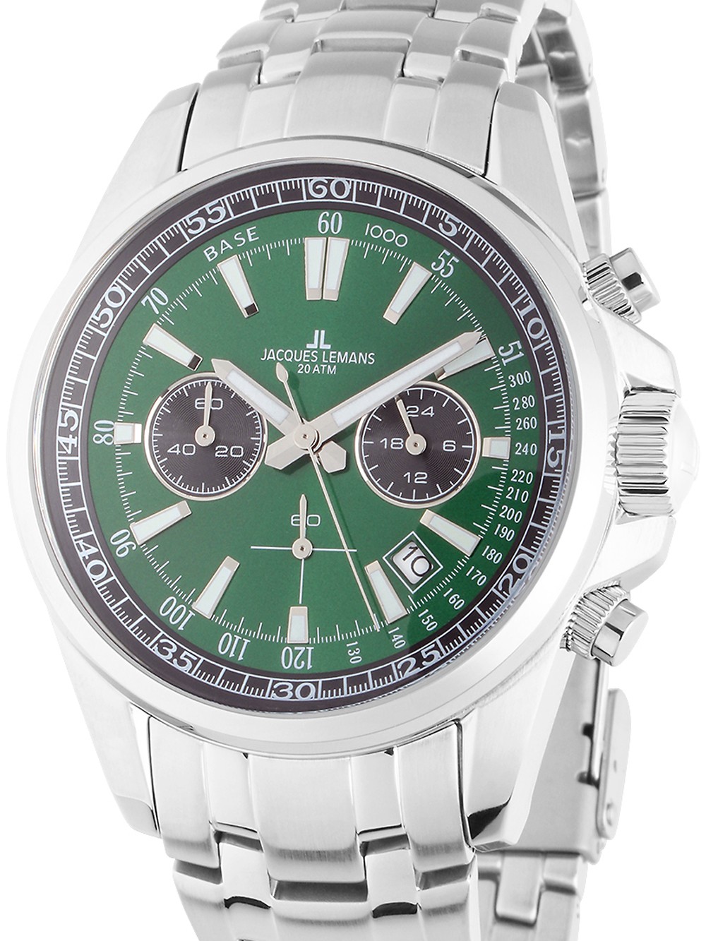 orologio uomo Jacques Lemans 1-2117ZD Liverpool Mens Chronograph 44mm 20ATM