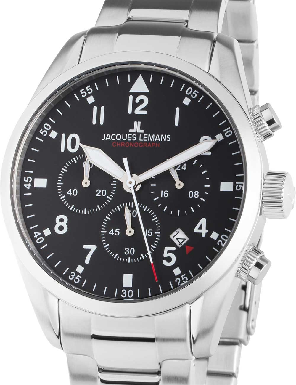 orologio uomo Jacques Lemans 42-2C Barcelona Mens Chronograph 42mm 10ATM
