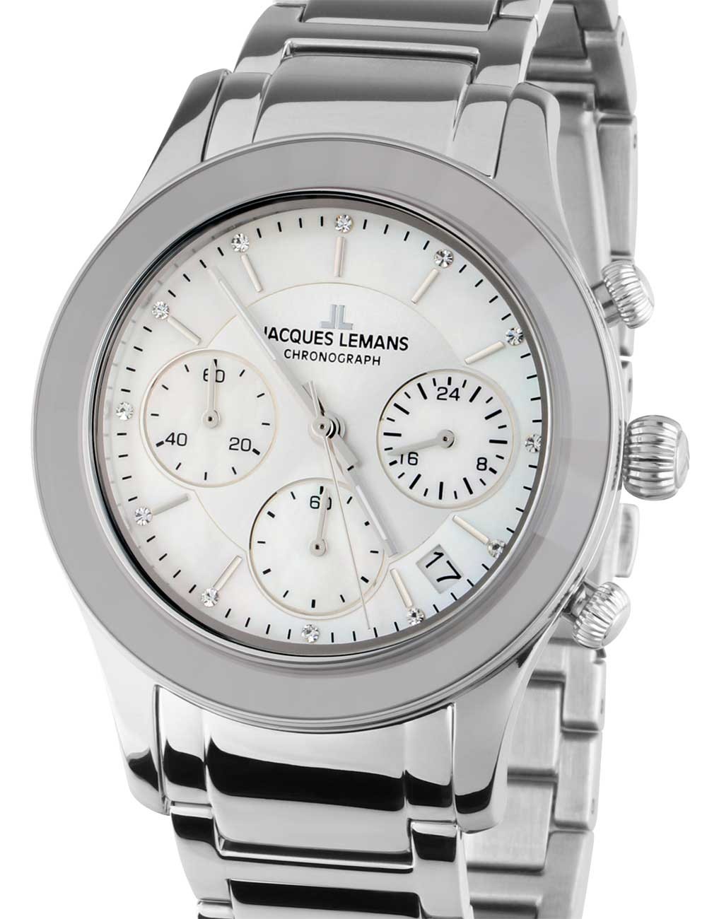 orologio donna Jacques Lemans 1-2151F Venice Ladies Watch Chronograph 38mm 5ATM
