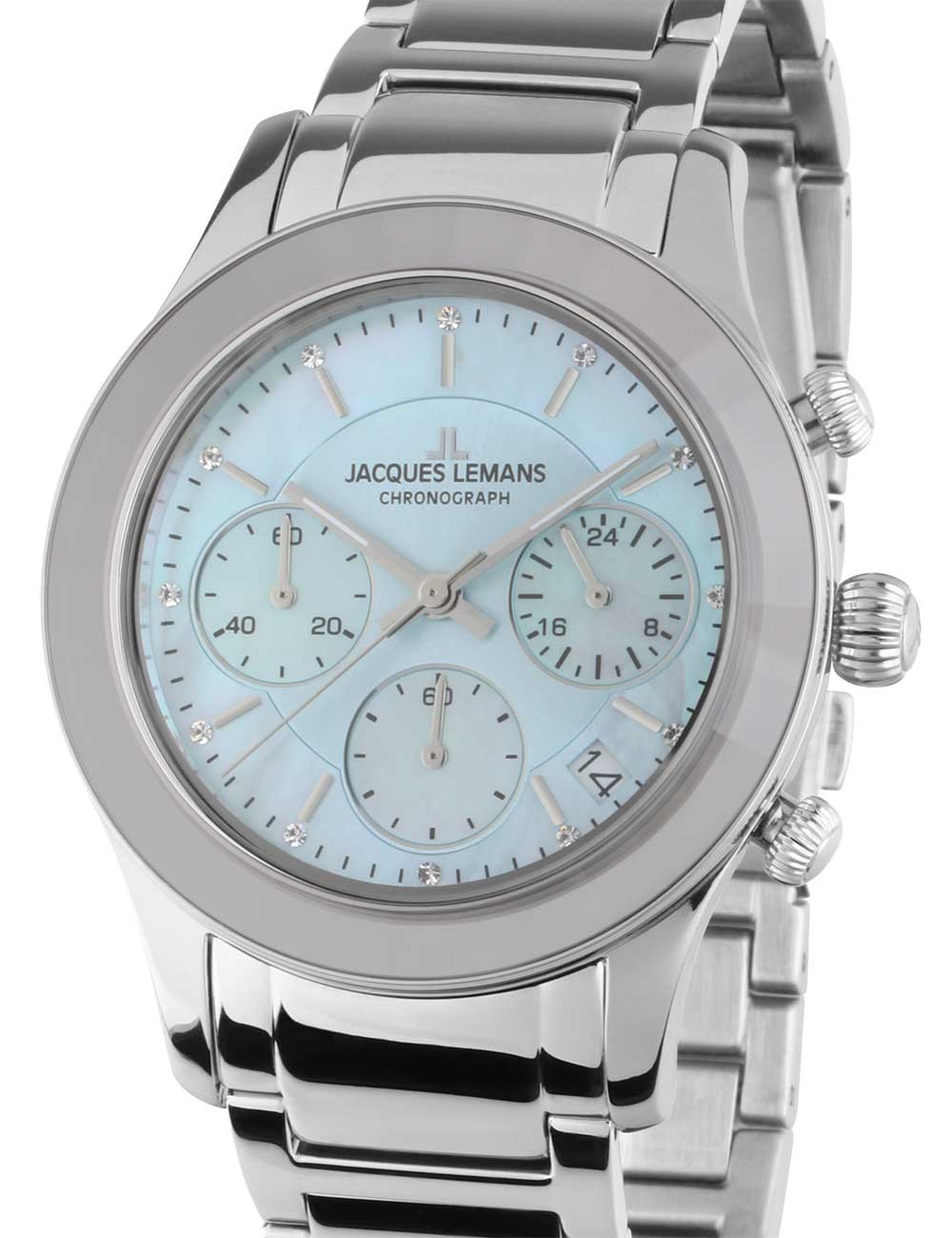 orologio donna Jacques Lemans 1-2151K Venice Ladies Watch Chronograph 38mm 5ATM