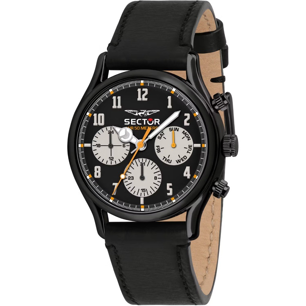 orologio uomo Sector R3251517001 660 Multifunction Mens Watch 43mm 5ATM