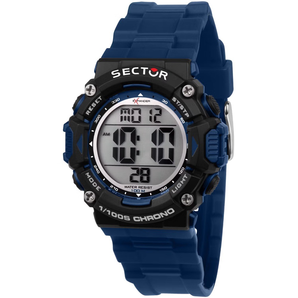 orologio uomo Sector R3251544003 EX-32 Digital Watch Mens 40mm 10ATM