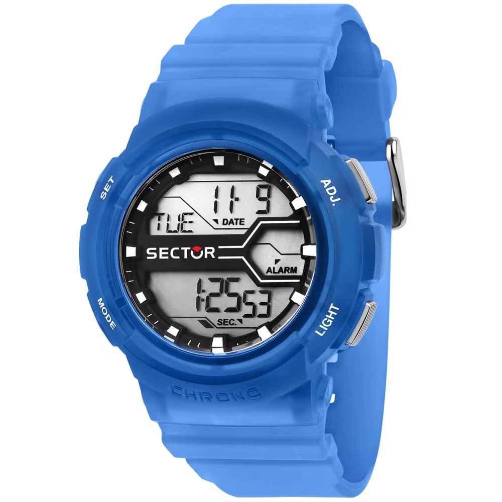 orologio uomo Sector R3251547002 EX-39 Digital Watch Mens Watch 44mm 10ATM