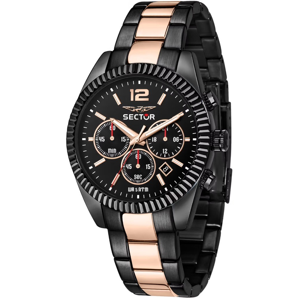 orologio uomo Sector R3273640026 Serie 240 Chronograph Mens Watch 41mm 10ATM