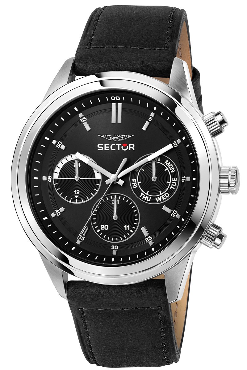 orologio uomo Sector R3251540003 Serie 670 Multifunction Mens Watch 45mm 5ATM