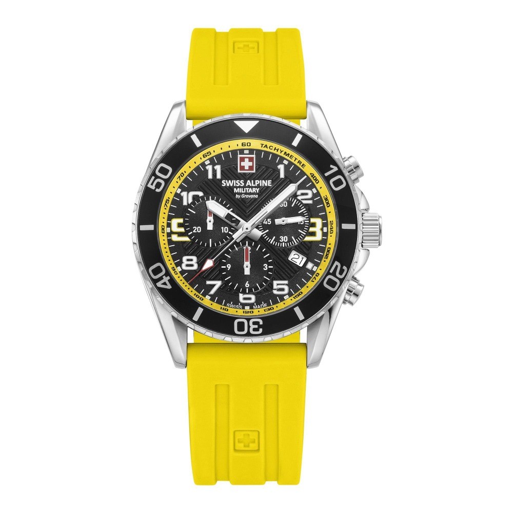 orologio uomo Swiss Alpine Military 7029.9838 Raptor Chronograph Mens Watch 42mm 10ATM