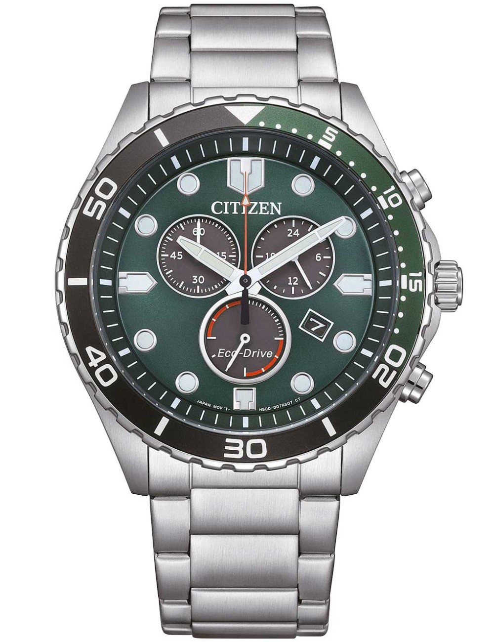 orologio uomo Citizen AT2561-81X Mens Watch Eco-Drive Chronograph 43mm 10ATM