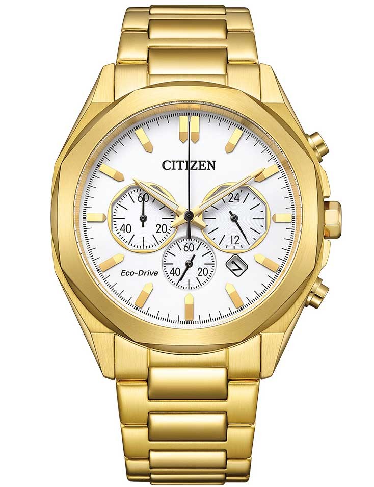 orologio uomo Citizen CA4592-85A Mens Watch Eco-Drive Chronograph 41mm 10ATM