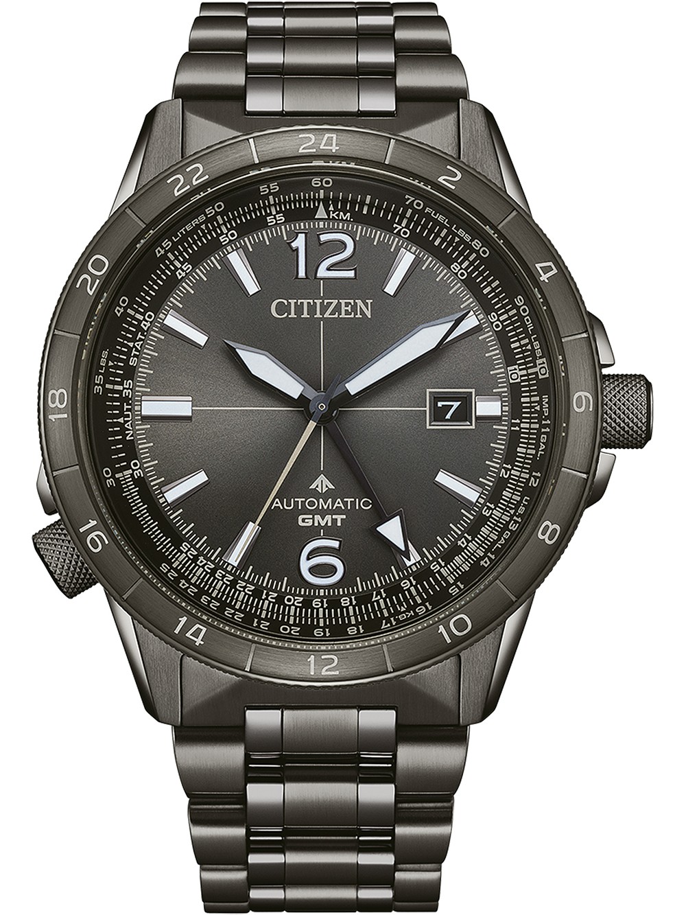 orologio uomo Citizen NB6045-51H Mens Watch Automatic GMT 44,5 mm 20ATM