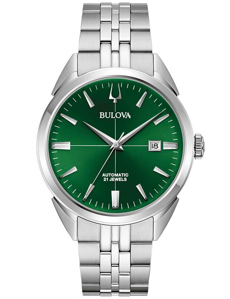 orologio uomo Bulova 96B424 Mens Watch Sutton Automatic 41,5mm 3ATM