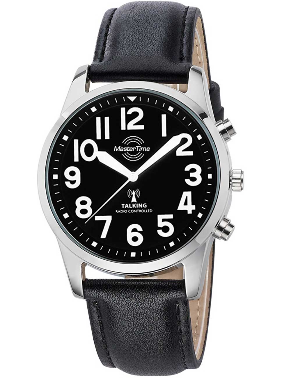 orologio uomo Master Time MTGA-10868-22L Mens Watch Talking Radio Controlled Watch 43mm