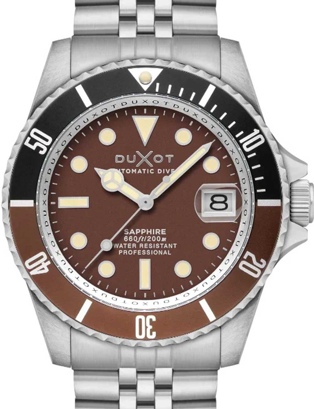 orologio uomo Duxot DX-2057-99 Mens Watch Atlantica Automatic Diver 42mm 20ATM