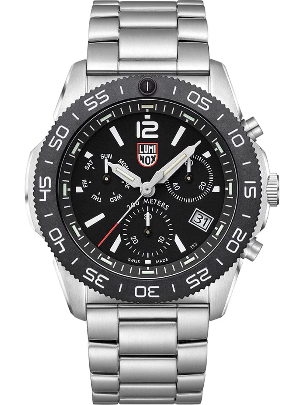 orologio uomo Luminox XS.3142 Mens Watch Pacific Diver Chronograph 44mm 20ATM