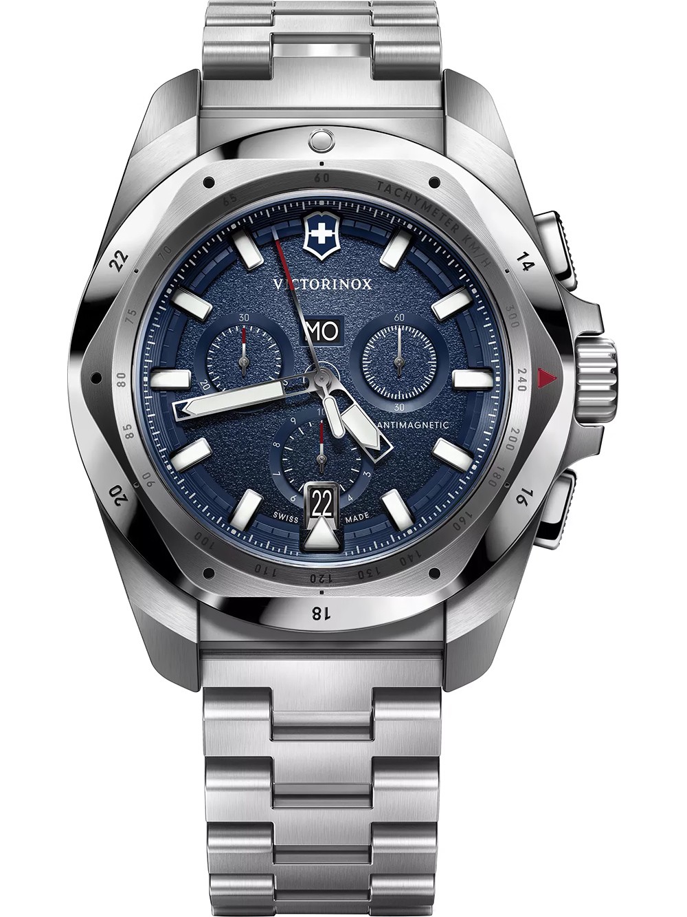 orologio uomo Victorinox 241985 Mens Watch I.N.O.X Chronograph 43mm 20ATM
