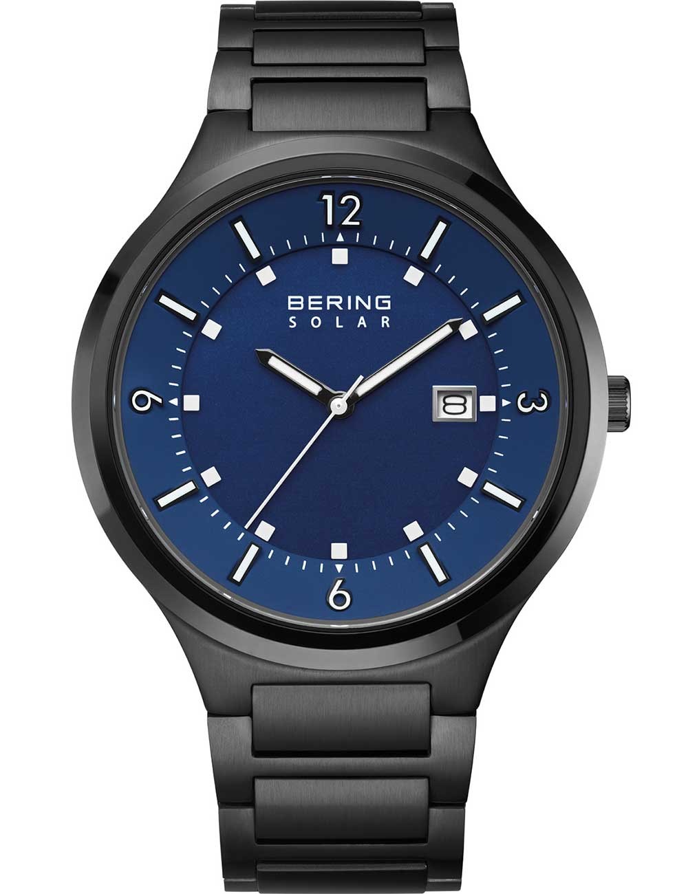 orologio uomo Bering 14442-727 Mens Watch Slim-Solar 42mm 5ATM