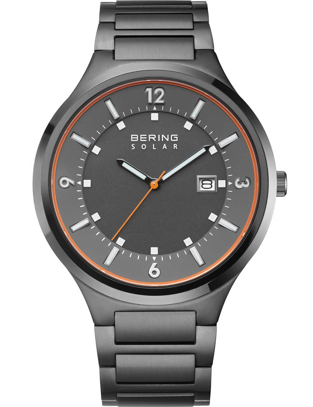 orologio uomo Bering 14442-777 Mens Watch Slim-Solar 42mm 5ATM