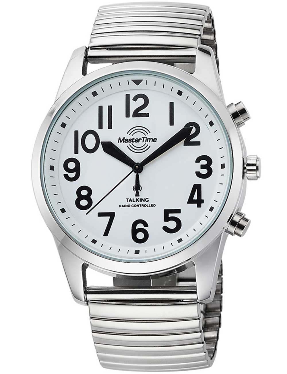 orologio uomo Master Time MTGA-10691-61M Talking Mens Watch radio quartz 43mm