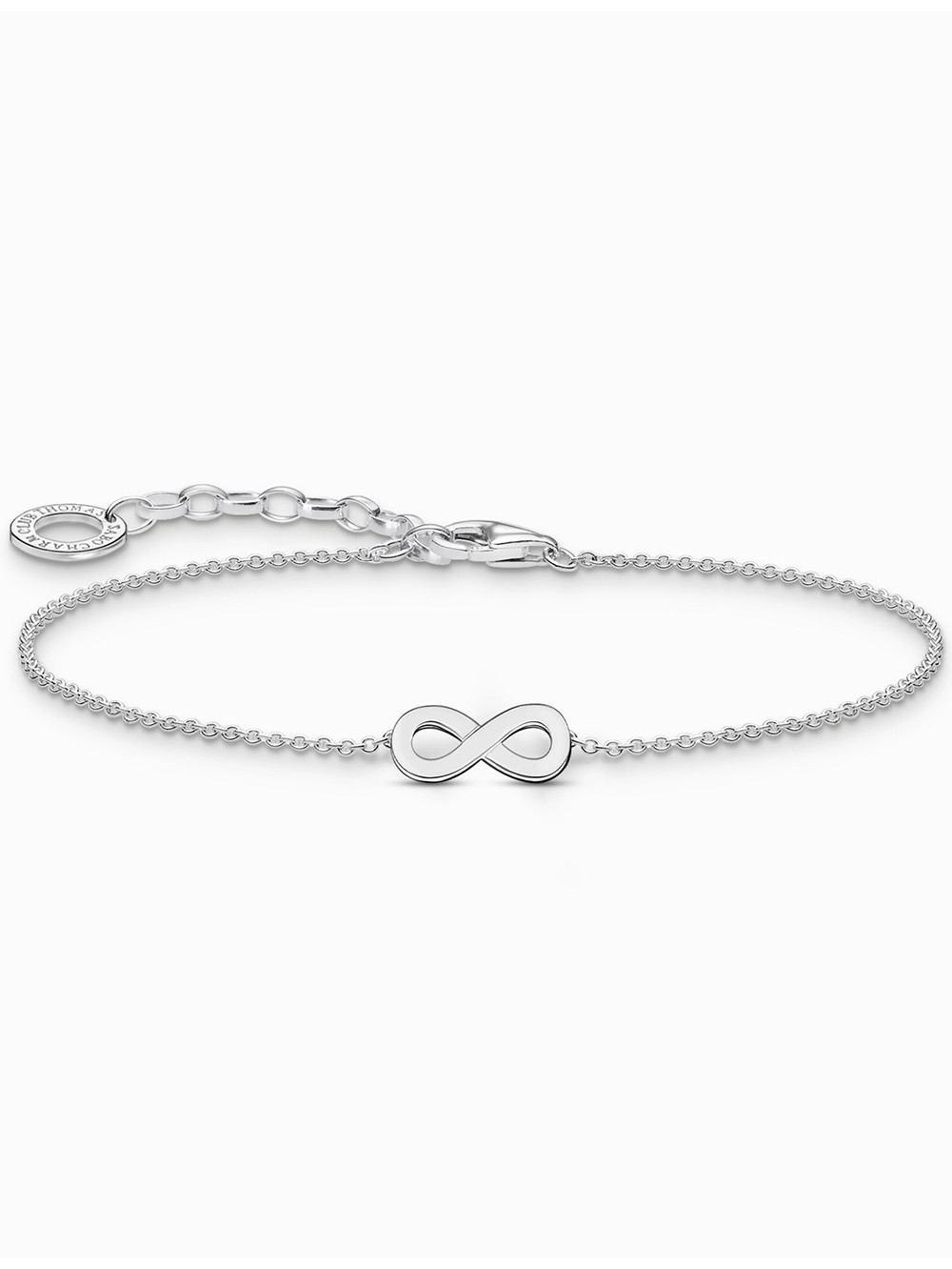 bracciale donna Thomas Sabo A2161-001-21-L19V Silver bracelet w. infinity pendant